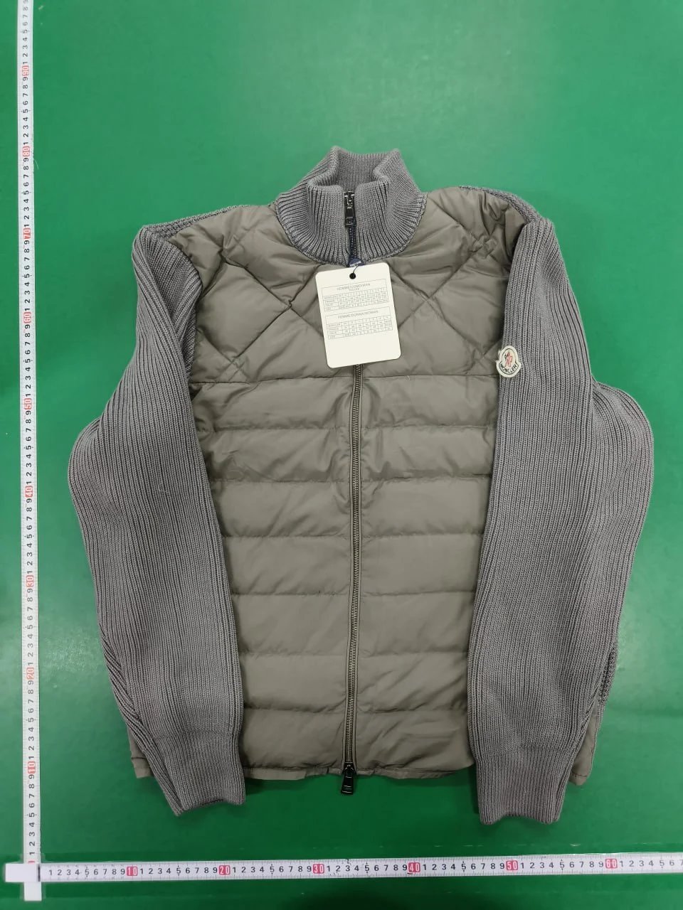 Saint Alexander Tracksuits Zip-up hoodie and jogger tracksuit — Moncler-gray knitted down jacket
