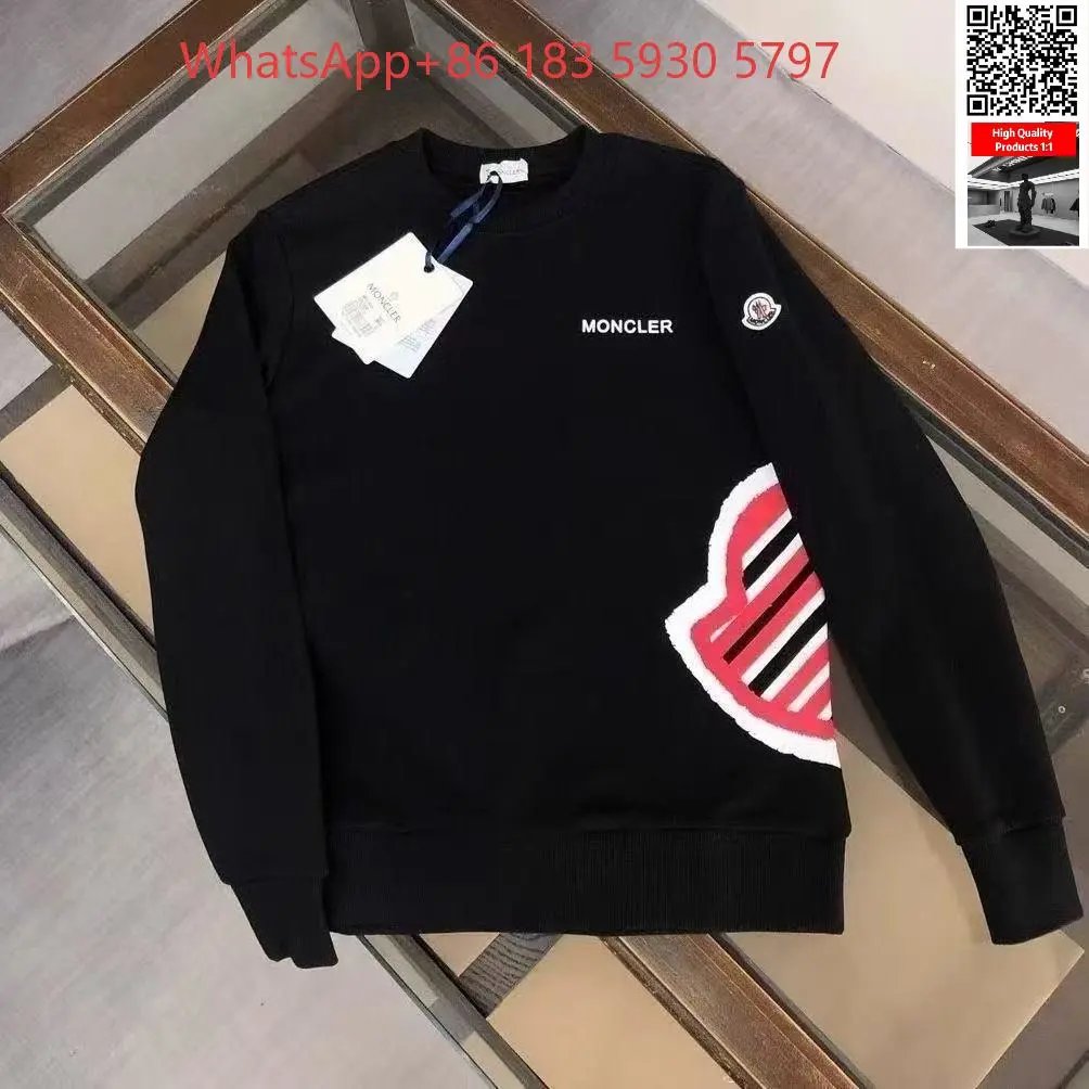 Moncler Mixed puffer jackets and tracksuit sets — Black hoodie