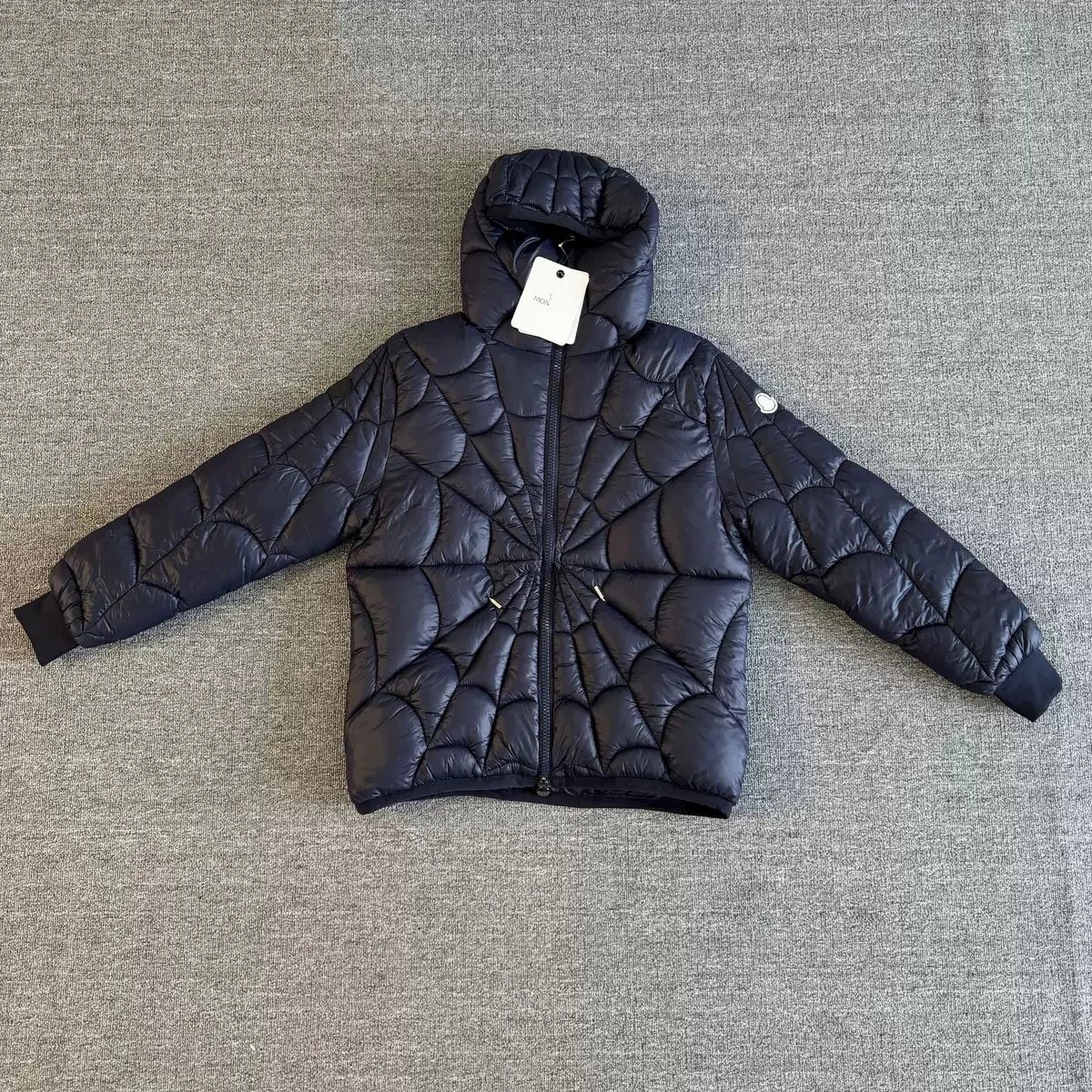 Saint Alexander Tracksuits Zip-up hoodie and jogger tracksuit — Moncler-Spider Navy Down Jacket