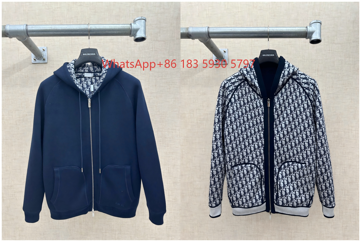 New Reversible Jacket - Navy Blue