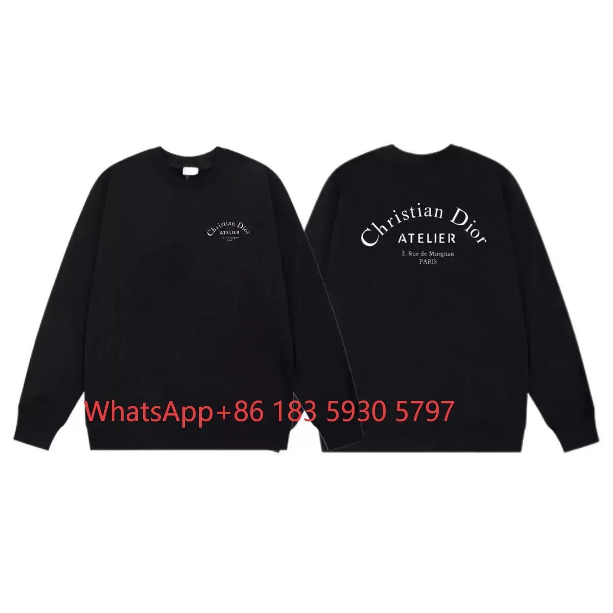 New Crewneck Sweatshirt - Black 2