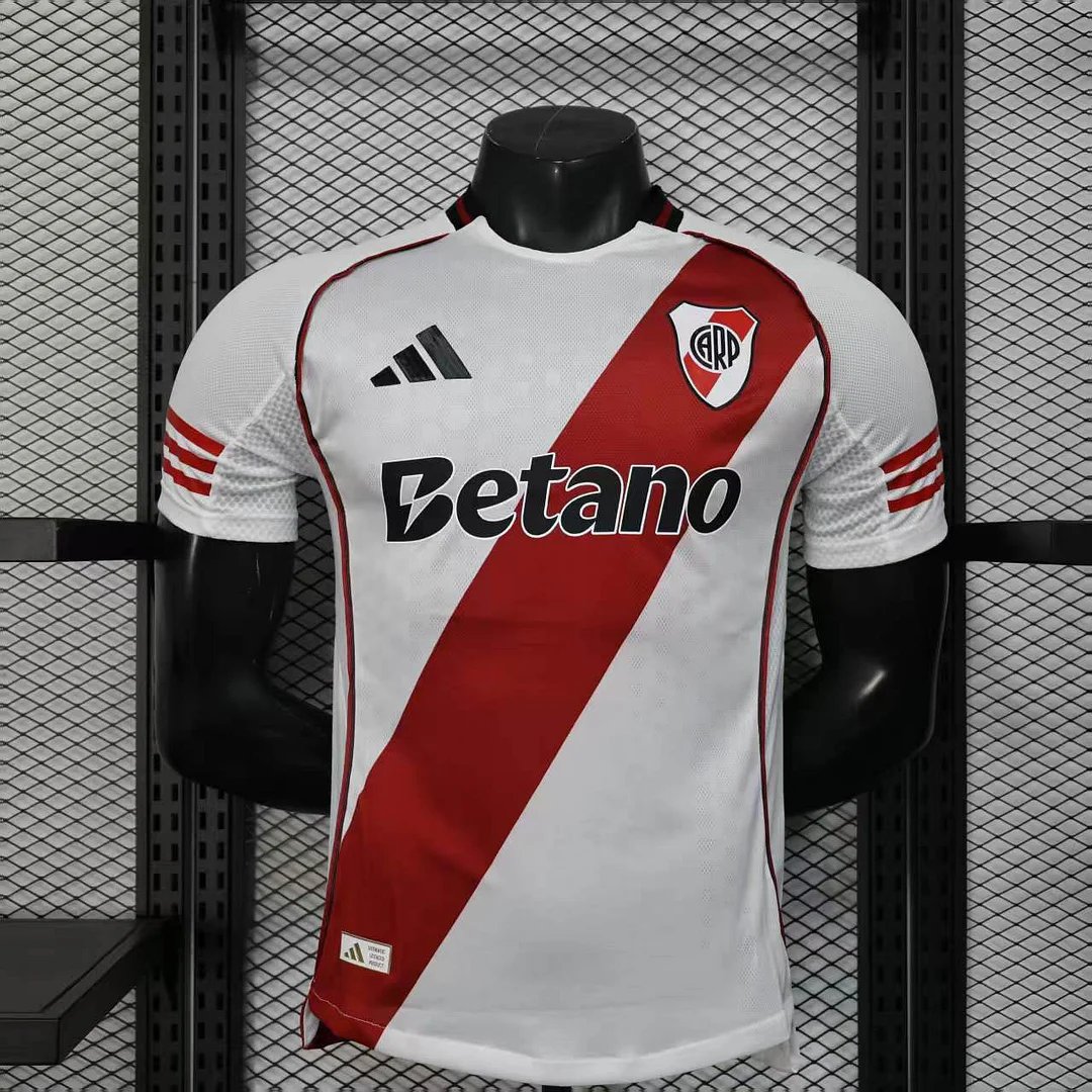 2025/2026 Player Version River Plate Home Football Shirt