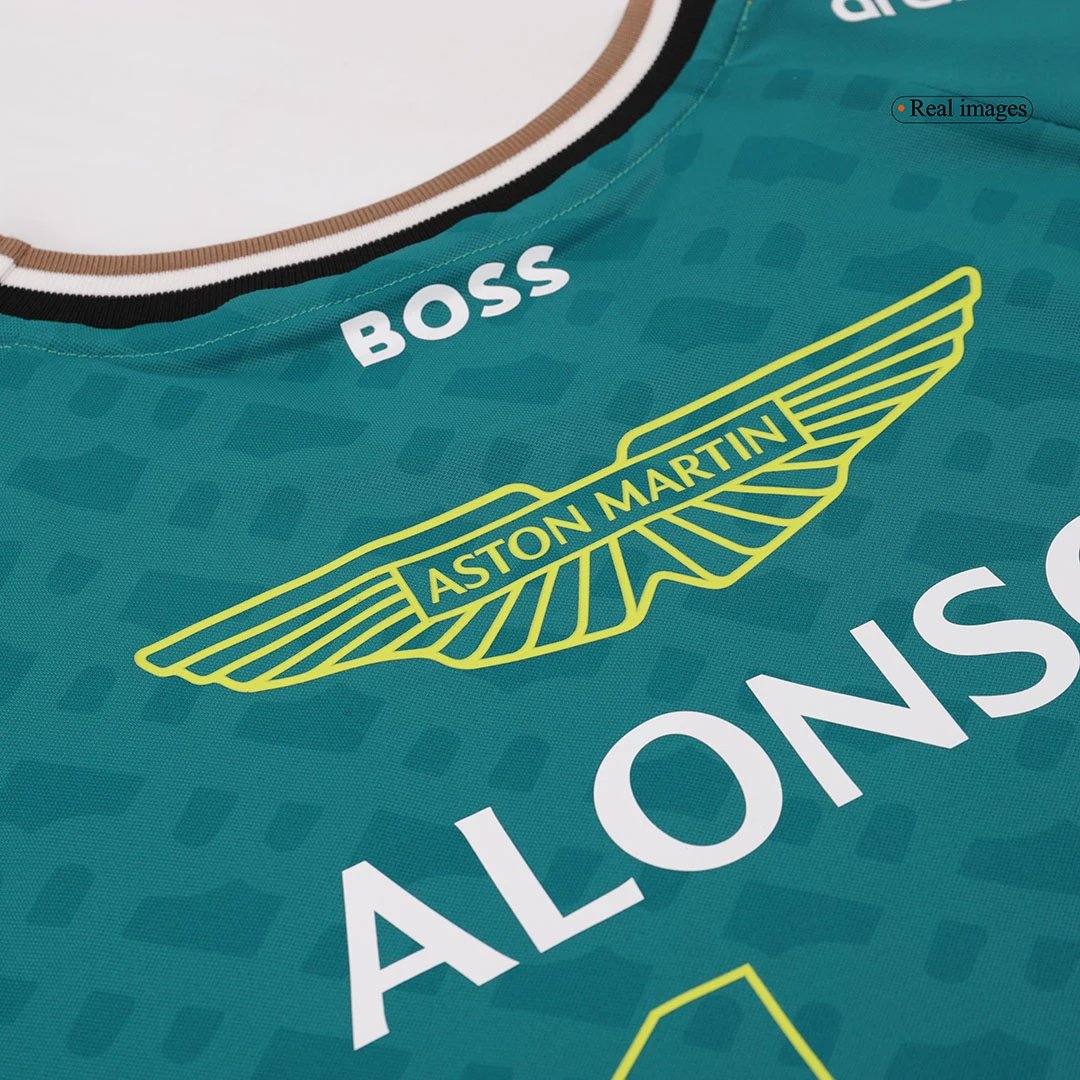 Fernando Alonso 14 Aston Martin Cognizant F1 Racing Team Shirt — Photo 14