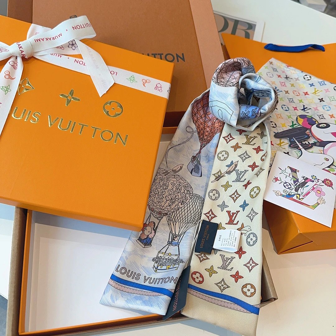 Louis Vuitton Silk Hair Ribbon Ver.B — QC