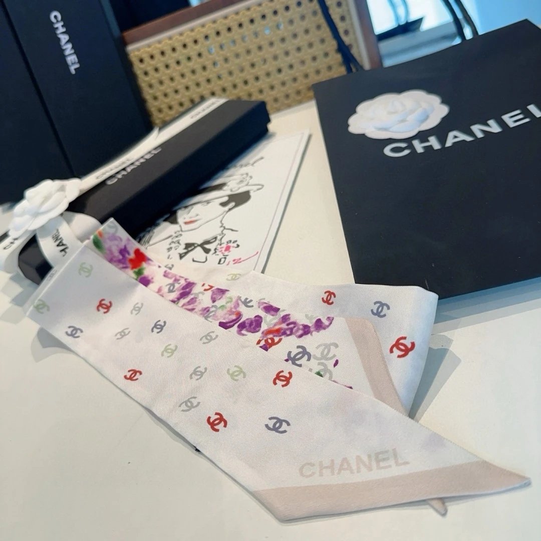 Chanel Silk Hair Ribbon Ver.A — QC