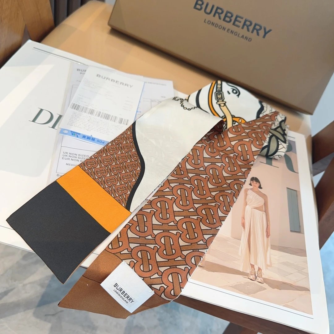 Burberry Silk Hair Ribbon — Photo 8