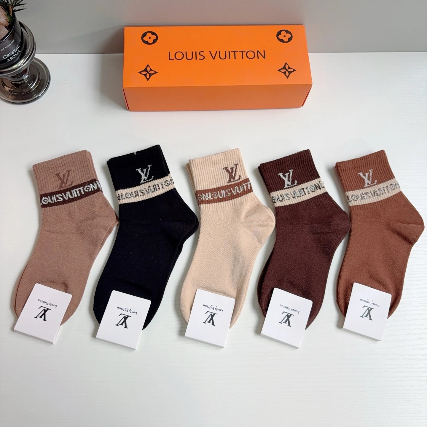 Louis Vuitton Crew Cotton Socks Ver.B — photo 2