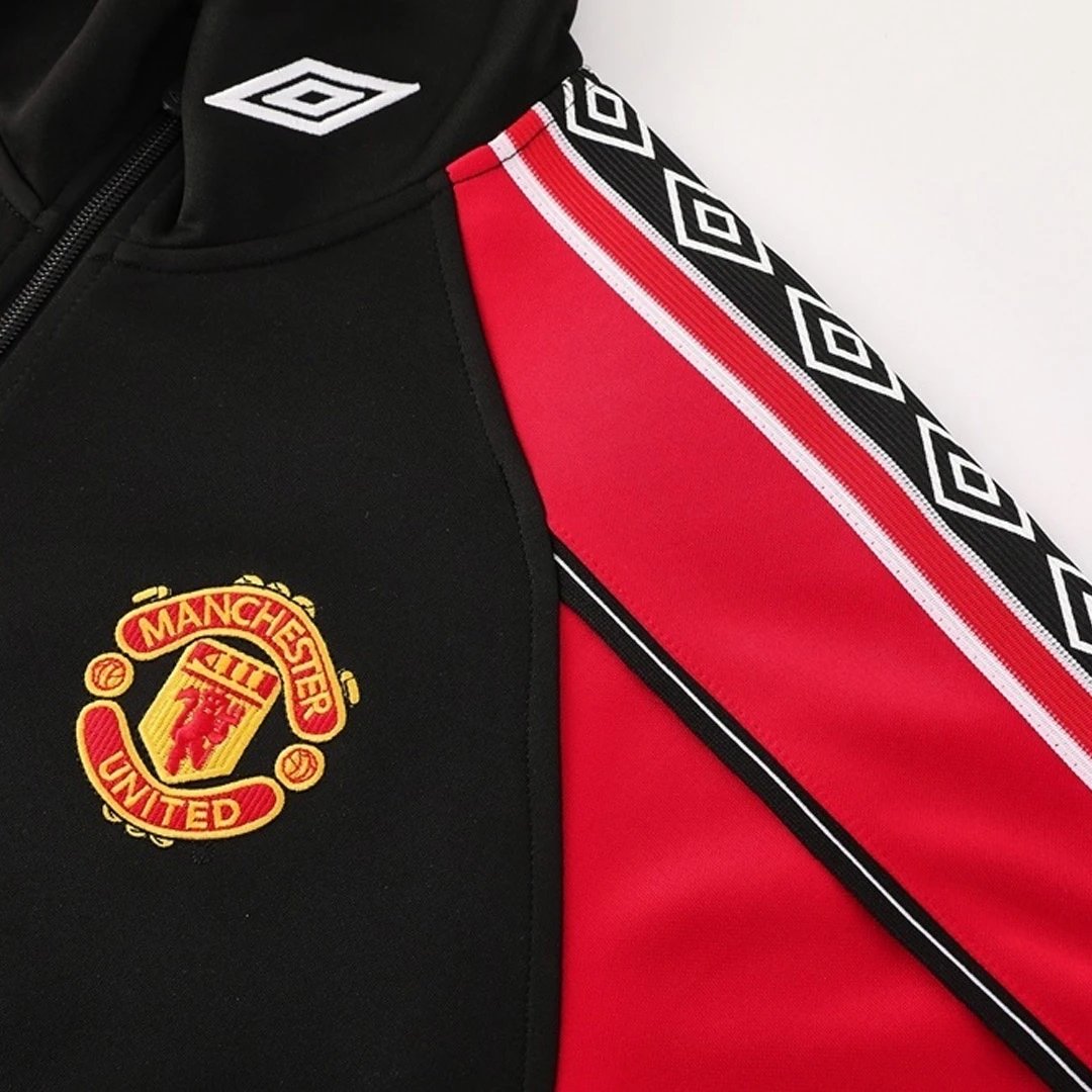 Manchester United Track Jacket 2025 26 Red Black — photo 4