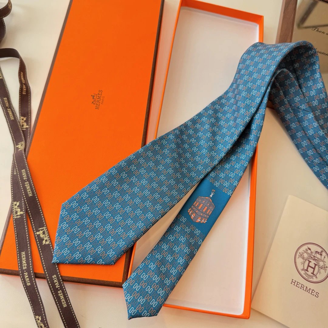 Hermes Silk Tie Ver.D — Photo 5