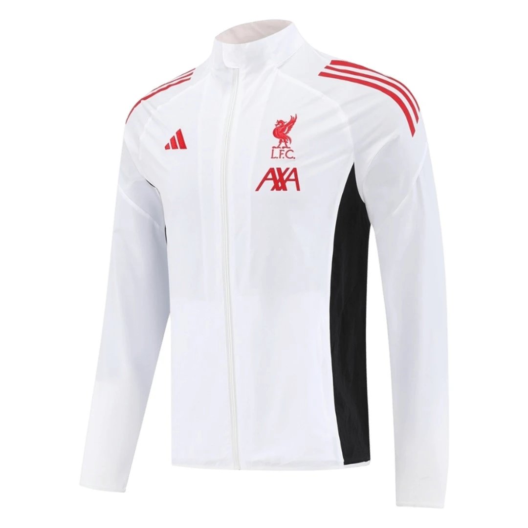 Liverpool 2025 Windbreaker Jacket 26 White — Zdjęcie 2