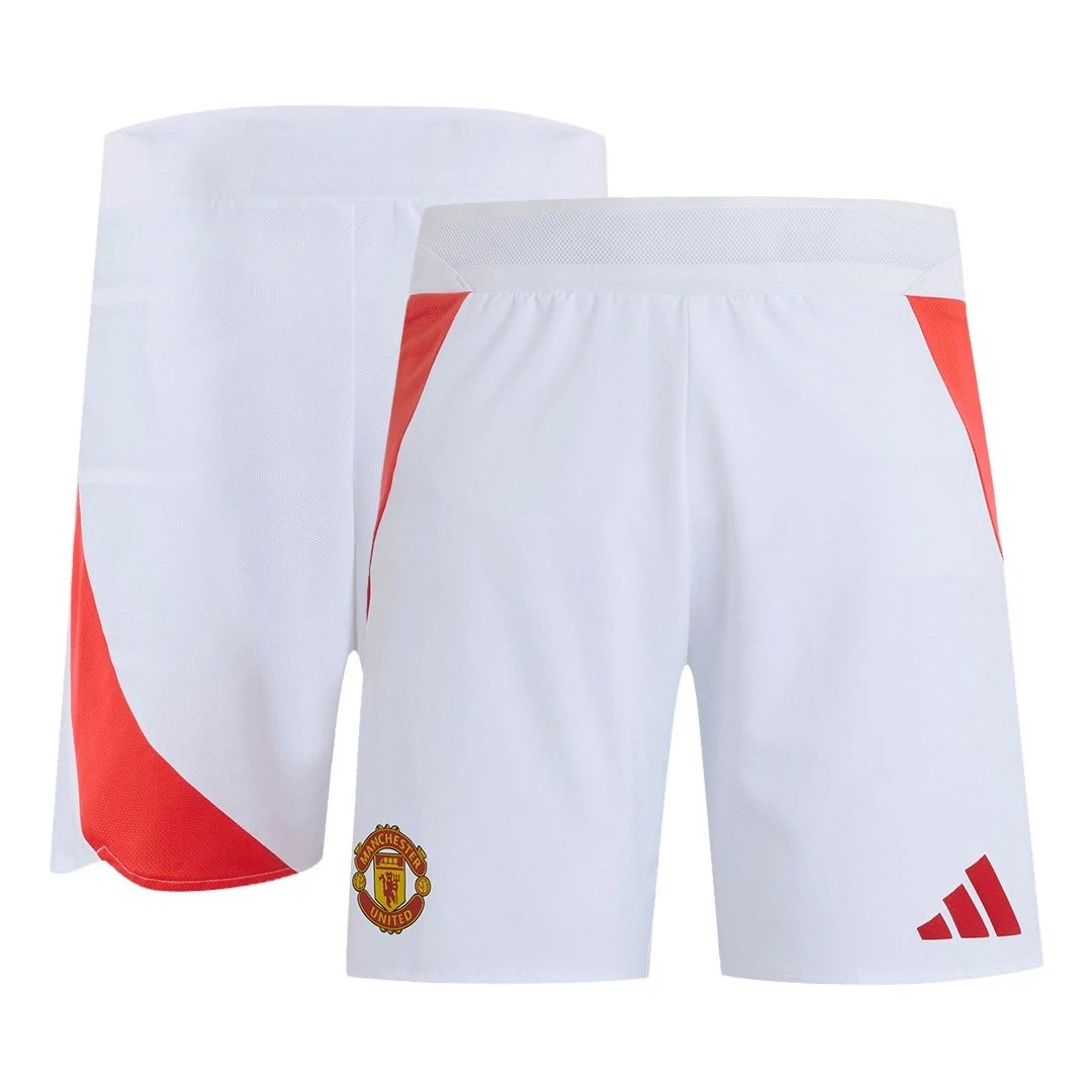 Manchester United Home Player Version Soccer Shorts 2024 25 — photo 3