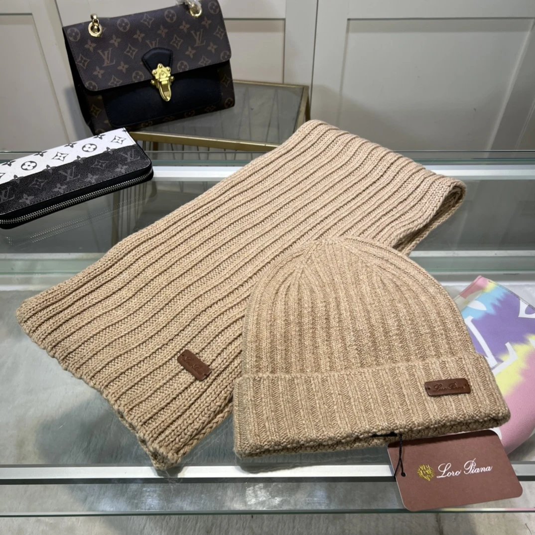 Loro Piana Scarf & Hat Set Ver.G — Zdjęcie 6