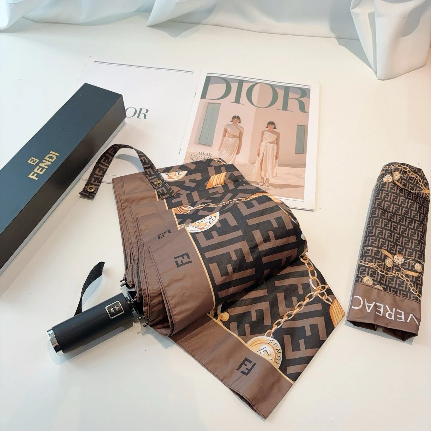 Fendi UV Protection Folding Umbrella Ver.E — Photo 6