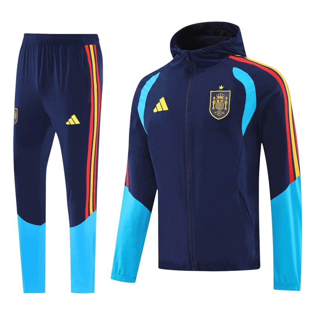 Spain 2026 Hoodie Tracksuit Blue Black — Photo 2