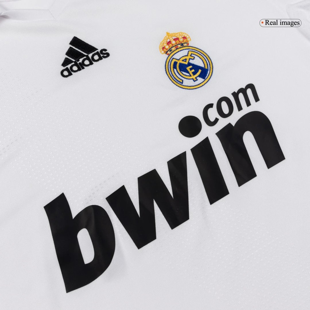 Real Madrid 2008/09 Retro Home Jersey — Zdjęcie 6