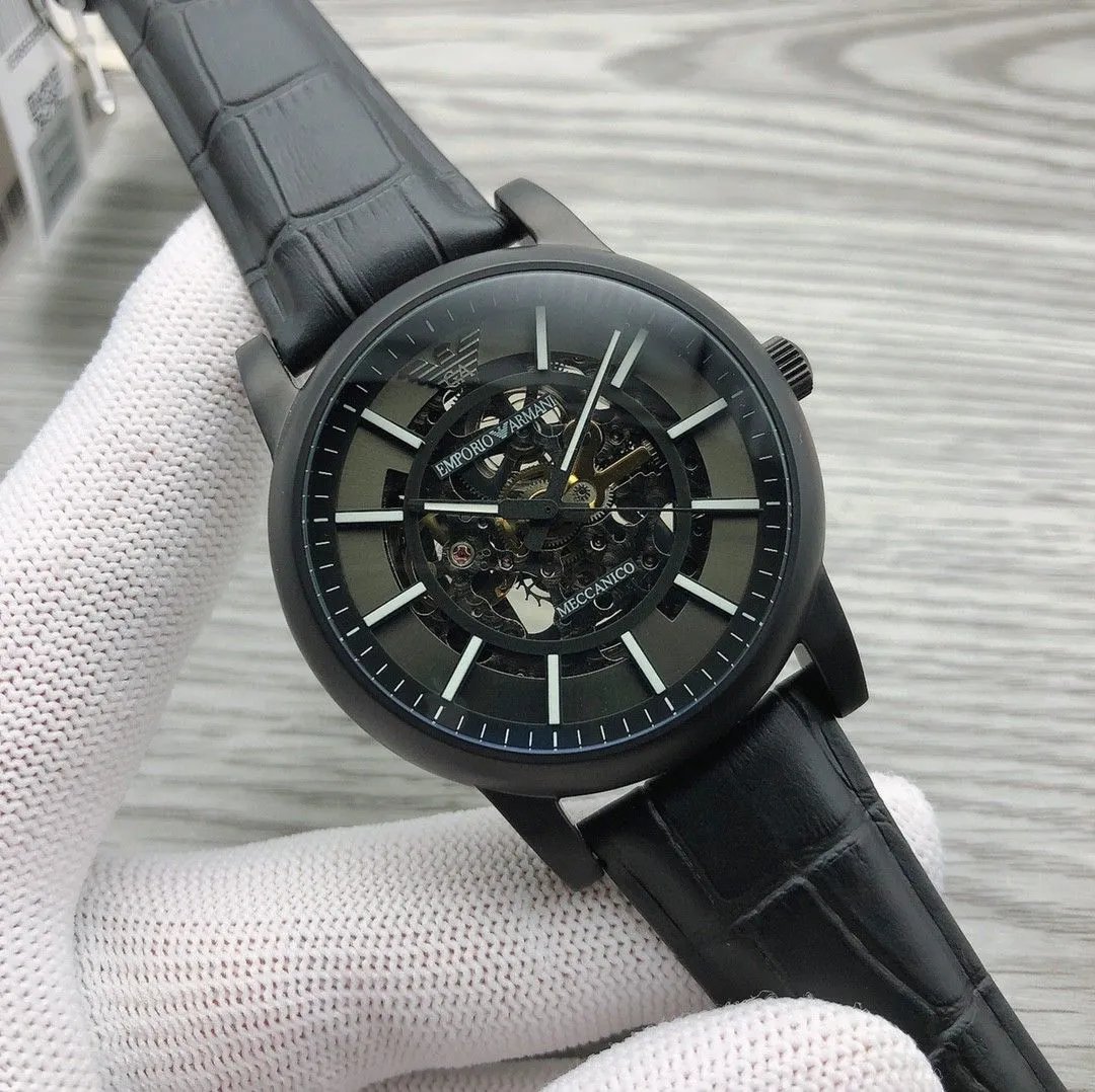 Armani AR60008 Skeleton Automatic Watch 41mm — photo 2