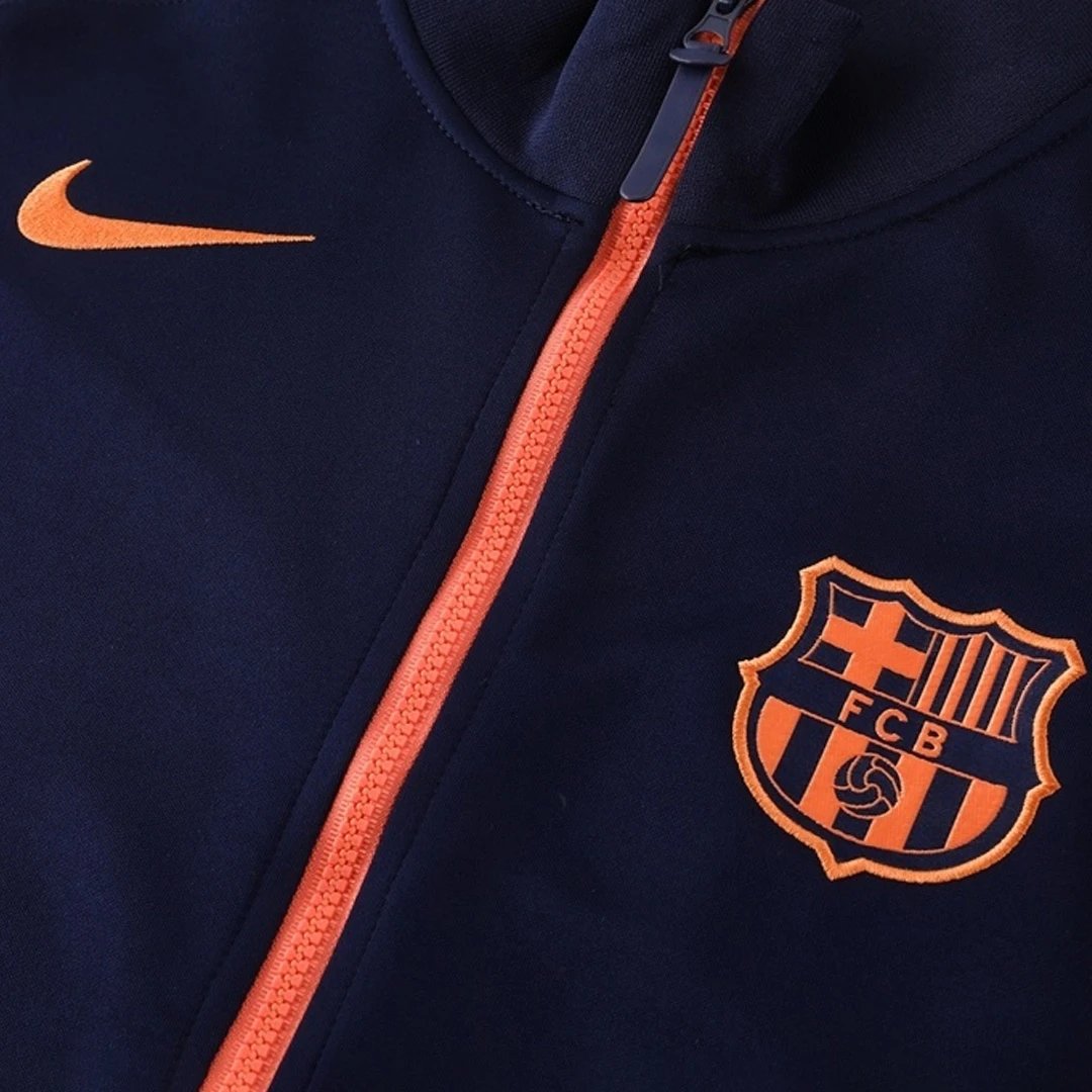 Barcelona 2025 Jacket Tracksuit 26 Navy Orange — QC