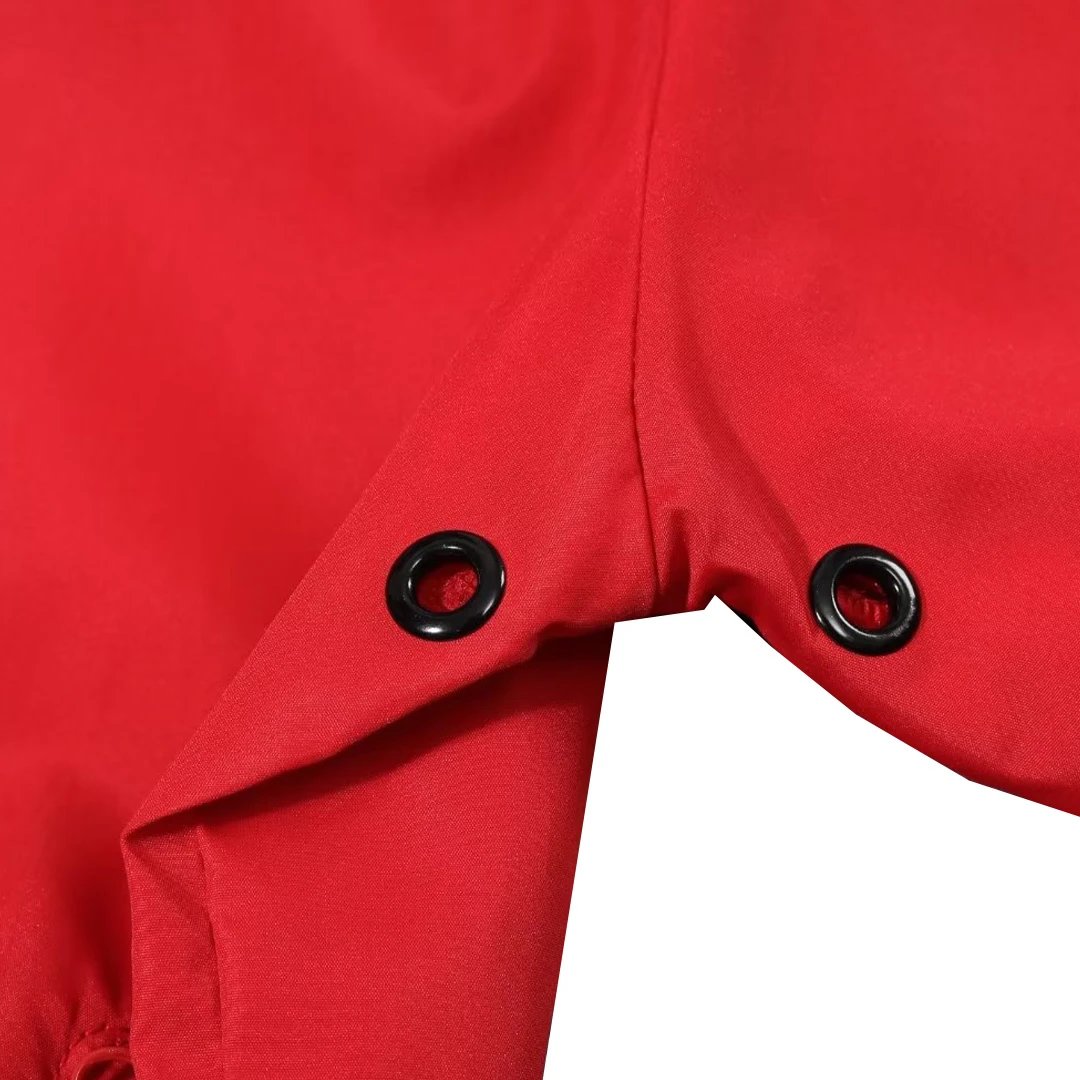 AC Milan Hoodie Windbreaker Jacket 2023 24 Black Red — photo 10