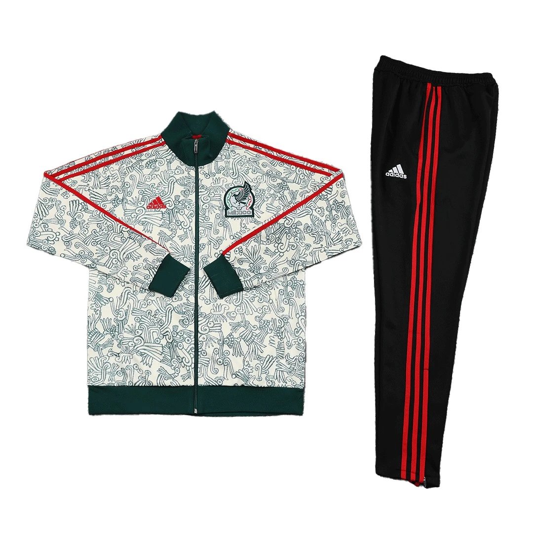 Mexico 2022 Jacket Tracksuit Cream Black — QC