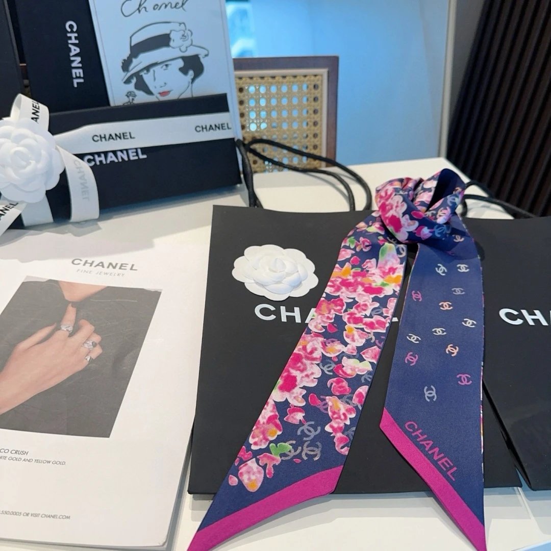 Chanel Silk Hair Ribbon Ver.B — QC