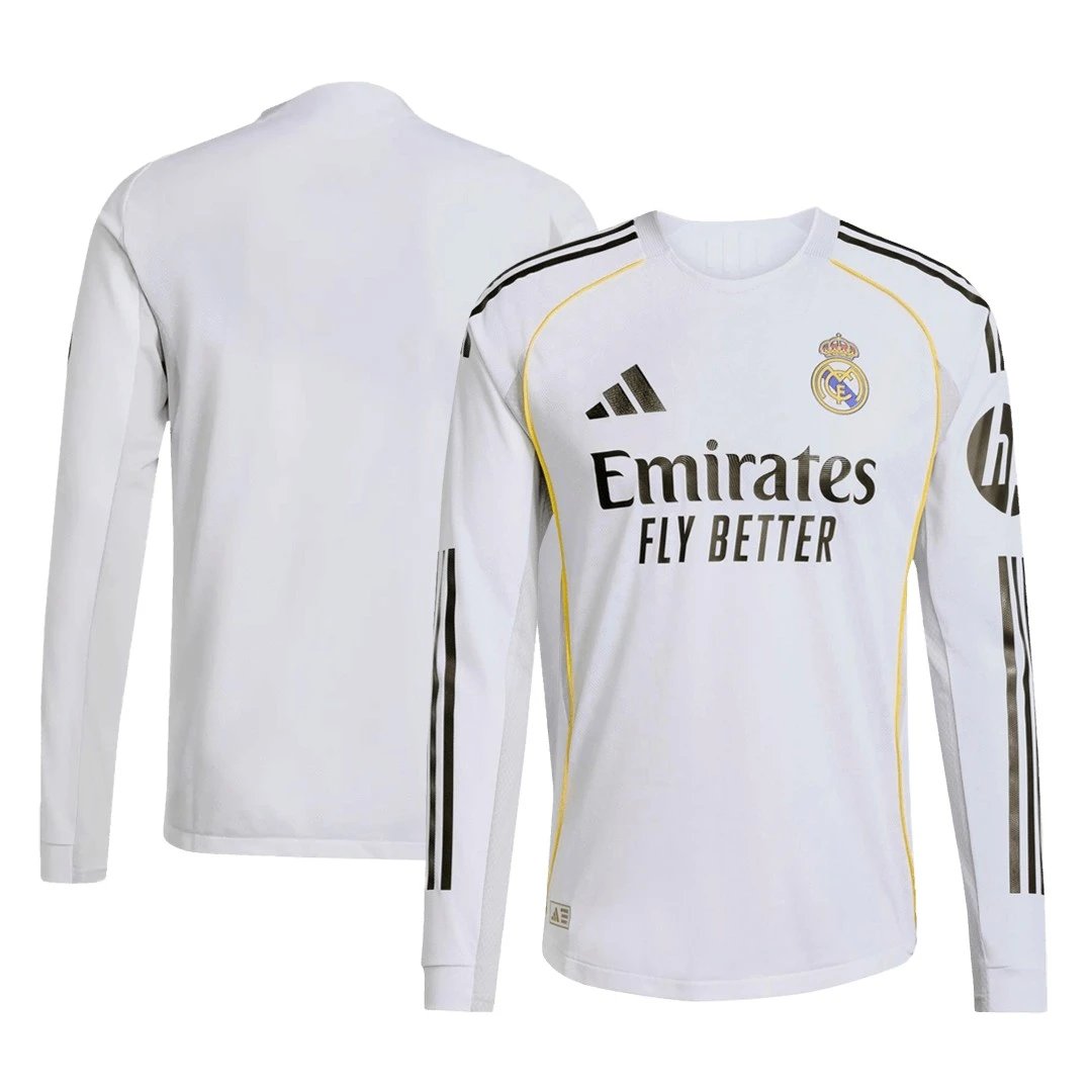 Real Madrid 25/26 Home Jersey (Player Version) — QC