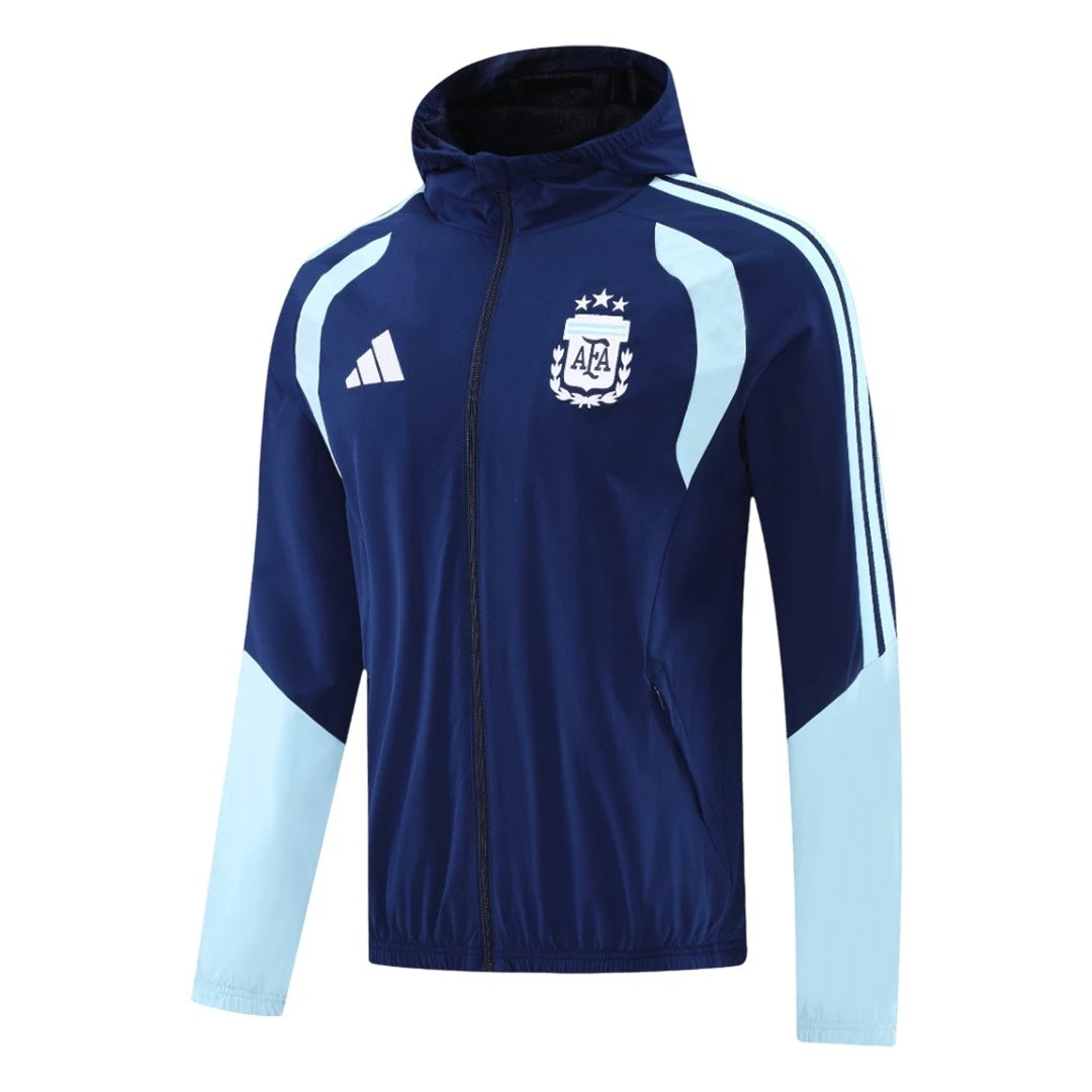 Argentina 2026 Hoodie Jacket Navy — Zdjęcie 2