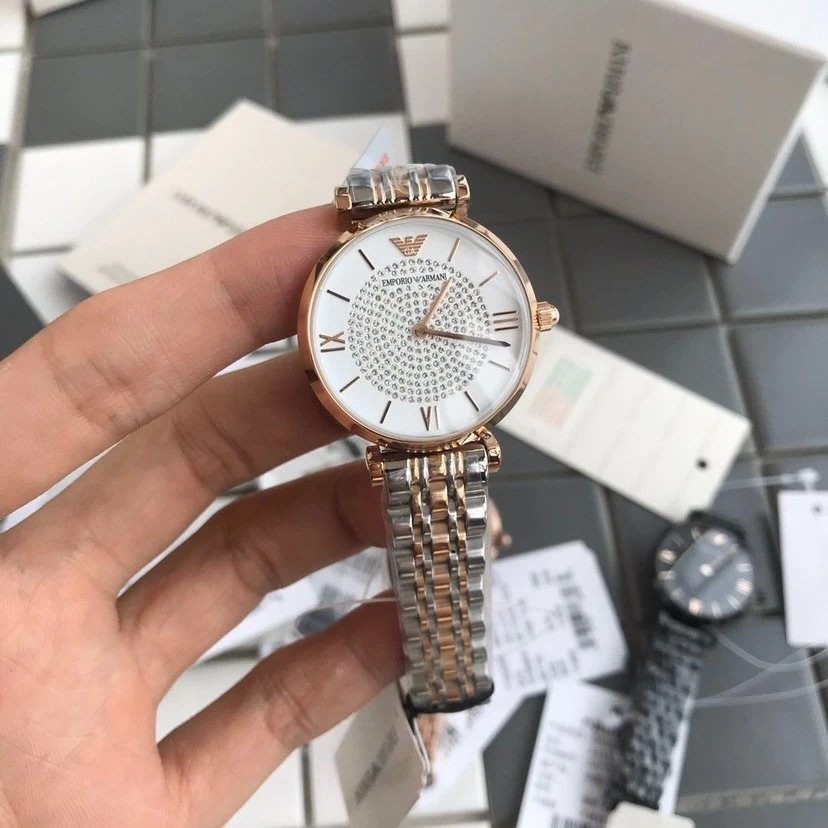 Armani AR11244 Rose Gold Quartz Ladies Watch 32mm Ver.A — Zdjęcie 9