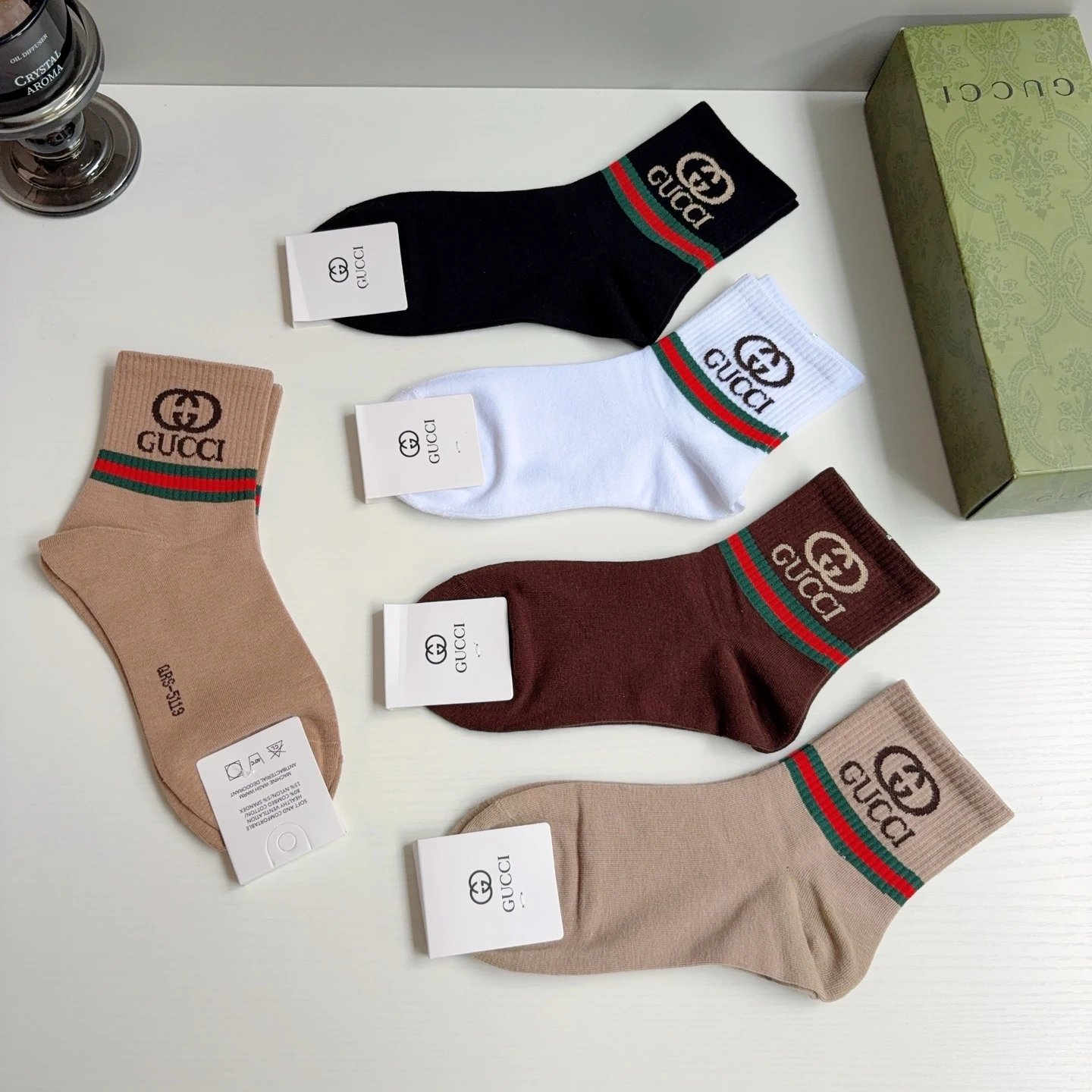 Gucci Crew Cotton Socks Ver.A — photo 8