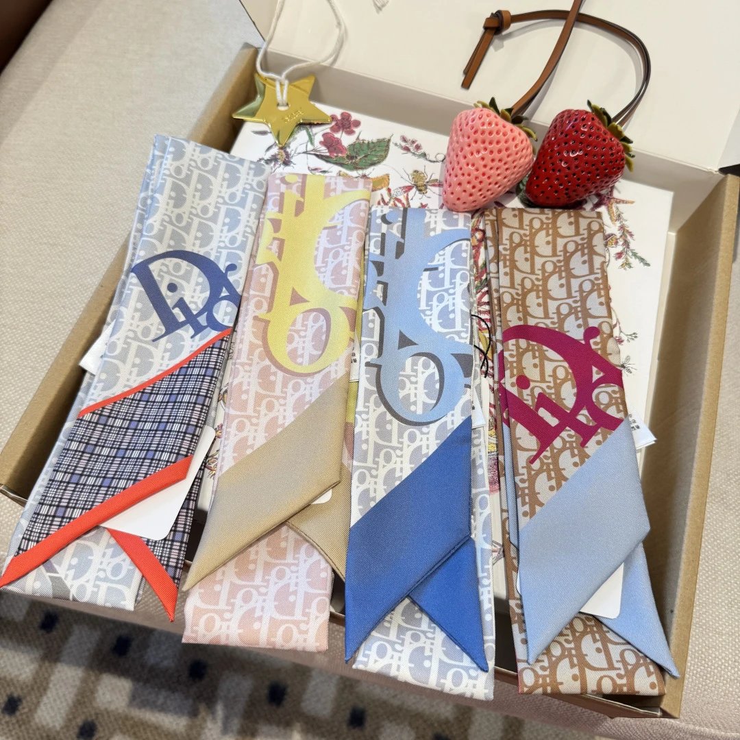 Dior Silk Hair Ribbon Ver.A — QC