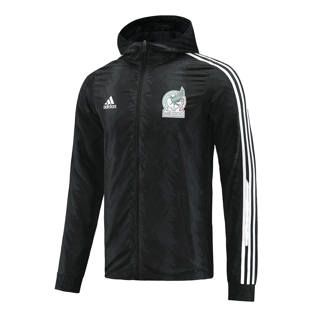 Mexico Hoodie Windbreaker Jacket 2022 Black — photo 2