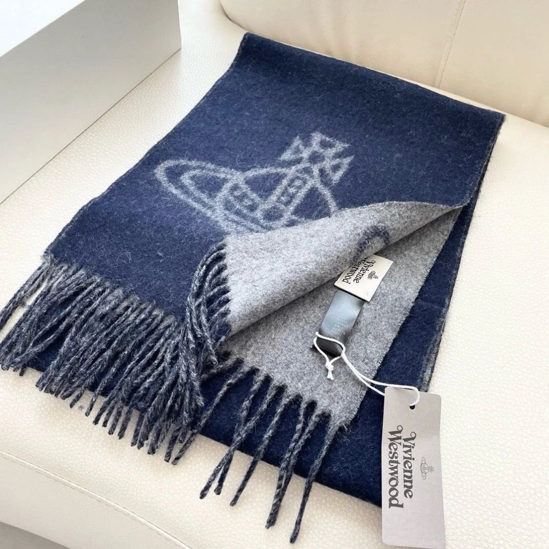 Vivienne Westwood Cashmere Wool Scarf Ver.E — QC