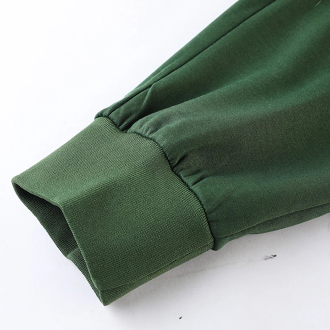 Hoodie Jacket Customize Tracksuit Green — QC