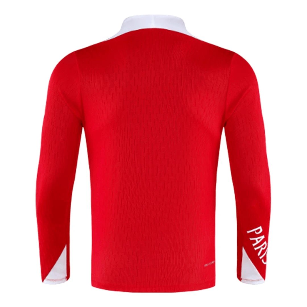 PSG 1 4 Zip Tracksuit 2025 26 Red — photo 4