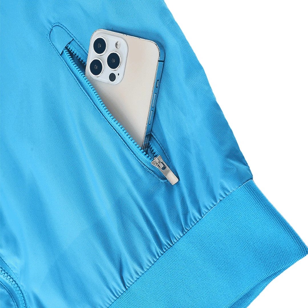 Napoli Hoodie Windbreaker Jacket 2022 23 Blue Black — photo 10