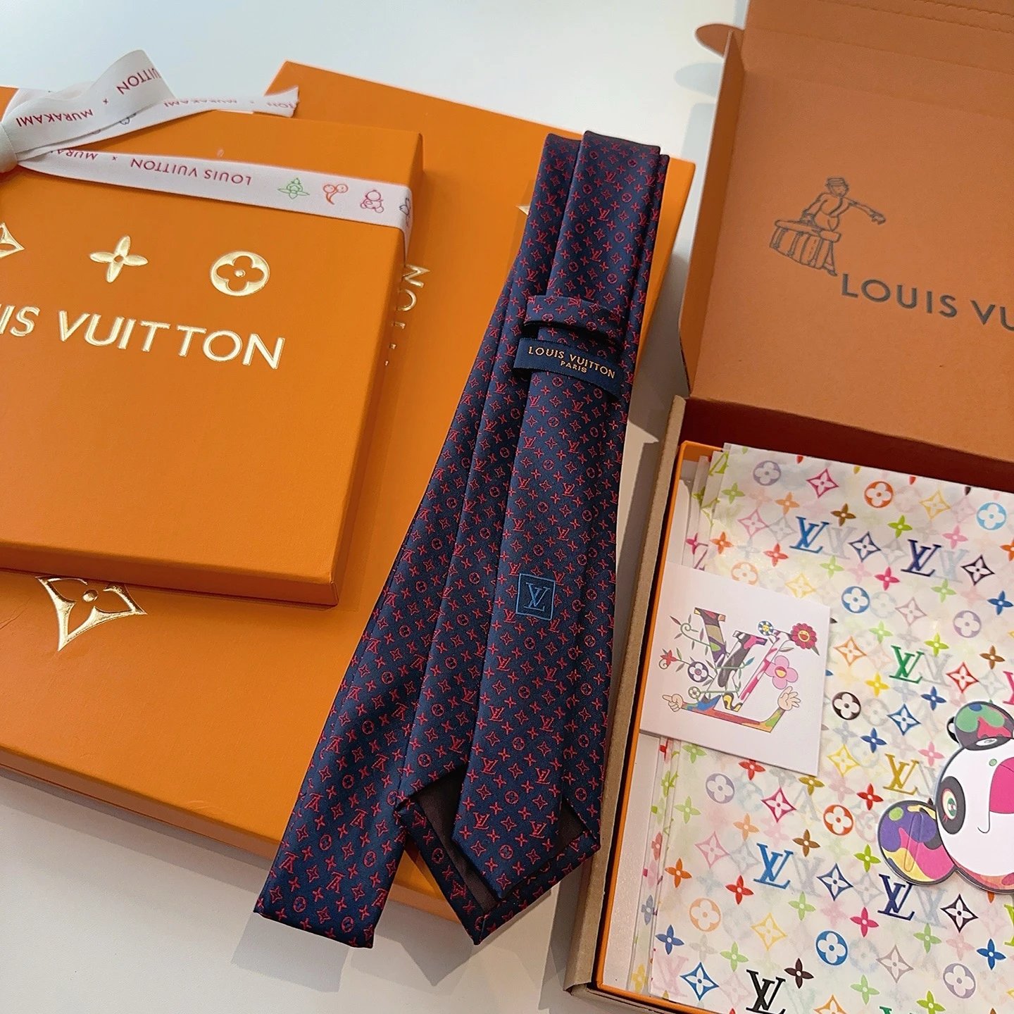 Louis Vuitton Silk Tie Ver.M — QC