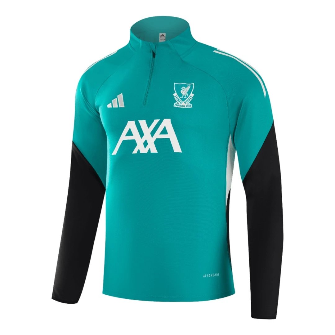 Liverpool 1 4 Zip Tracksuit 2025 26 Green — photo 3