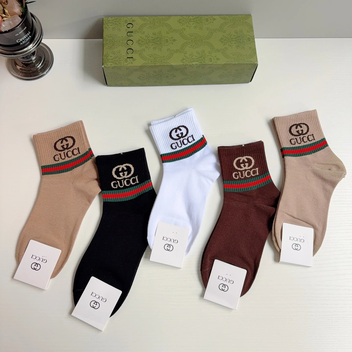 Gucci Crew Cotton Socks Ver.A — photo 9