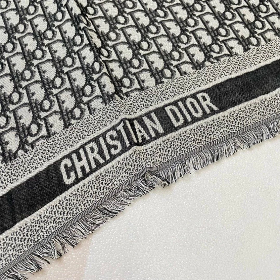 Dior Wool Silk Shawl Ver.C — Photo 9