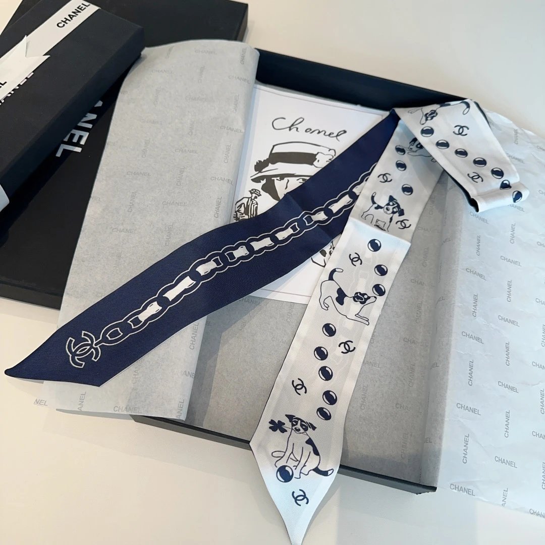 Chanel Silk Hair Ribbon Ver.G — Zdjęcie 9