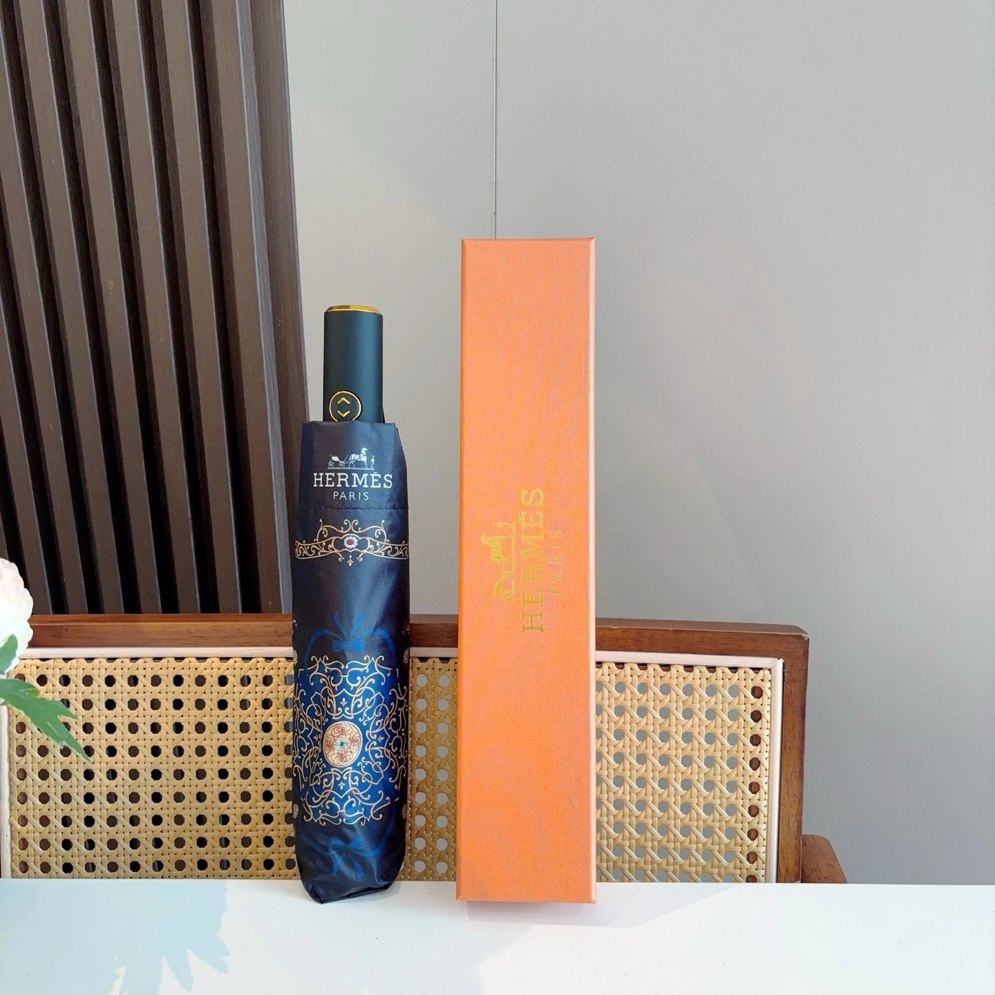 Hermes UV Protection Folding Umbrella Ver.K — Photo 2