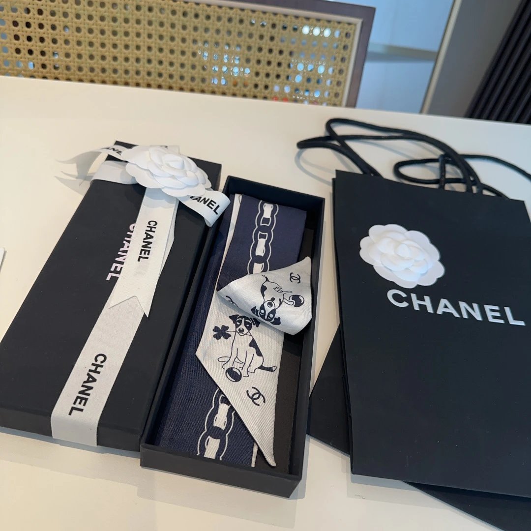 Chanel Silk Hair Ribbon Ver.G — Zdjęcie 3