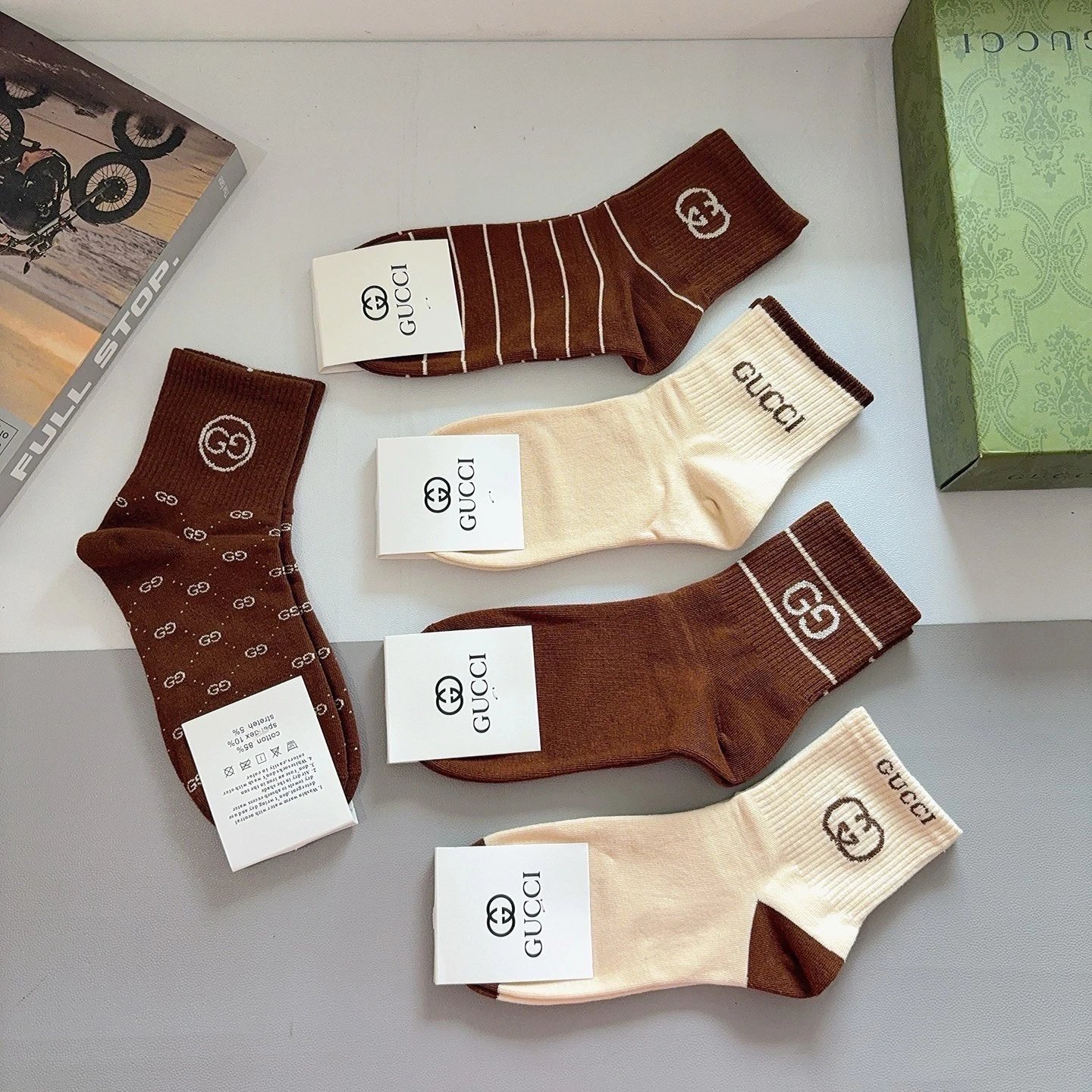 Gucci Crew Cotton Socks Ver.B — photo 6