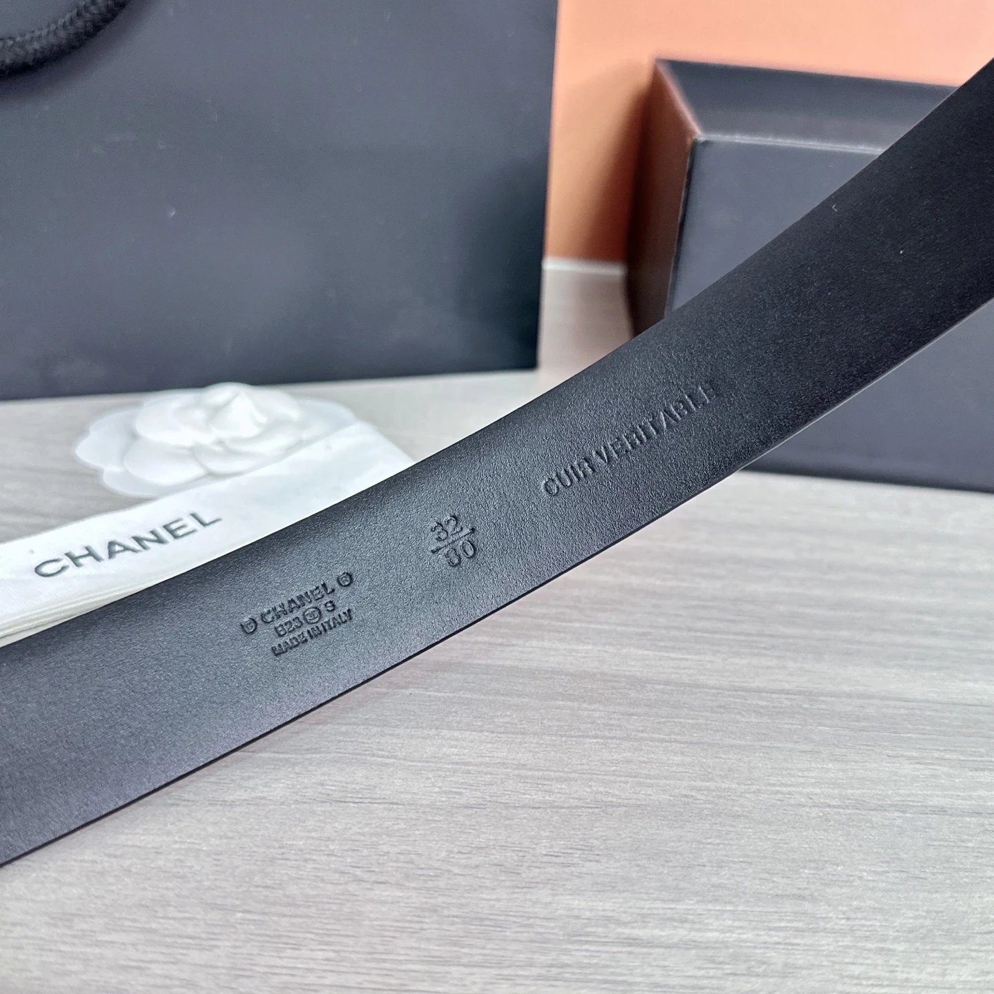 Chanel Leather Reversible Belt Ver.D — photo 8