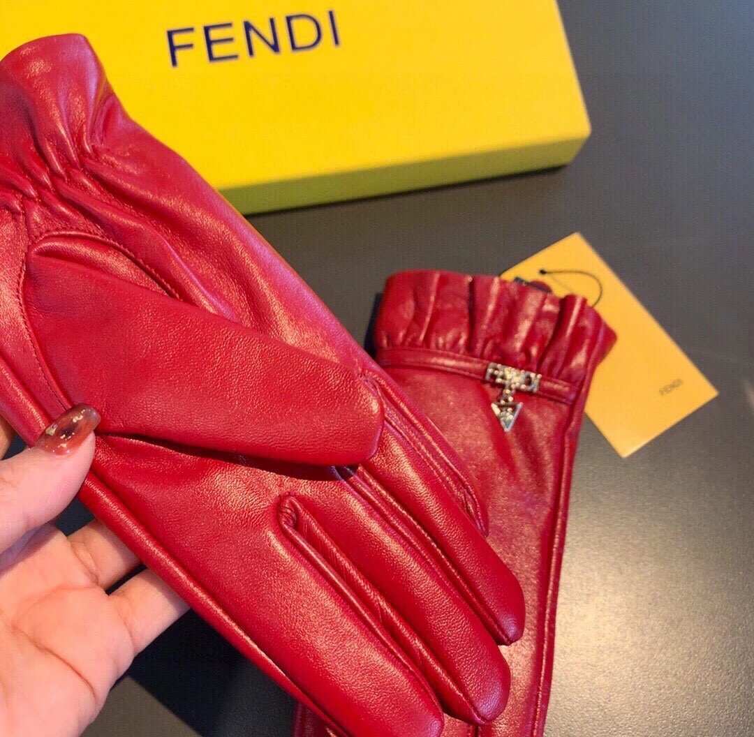 Fendi Lambskin Touchscreen Gloves Ver.G — Photo 8