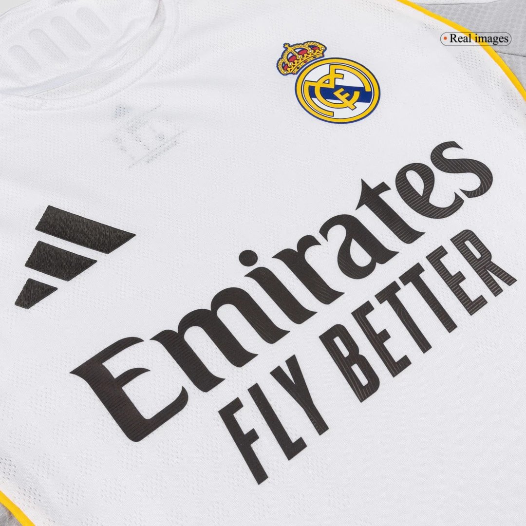 Real Madrid 25/26 Home Jersey (Player Version) — QC