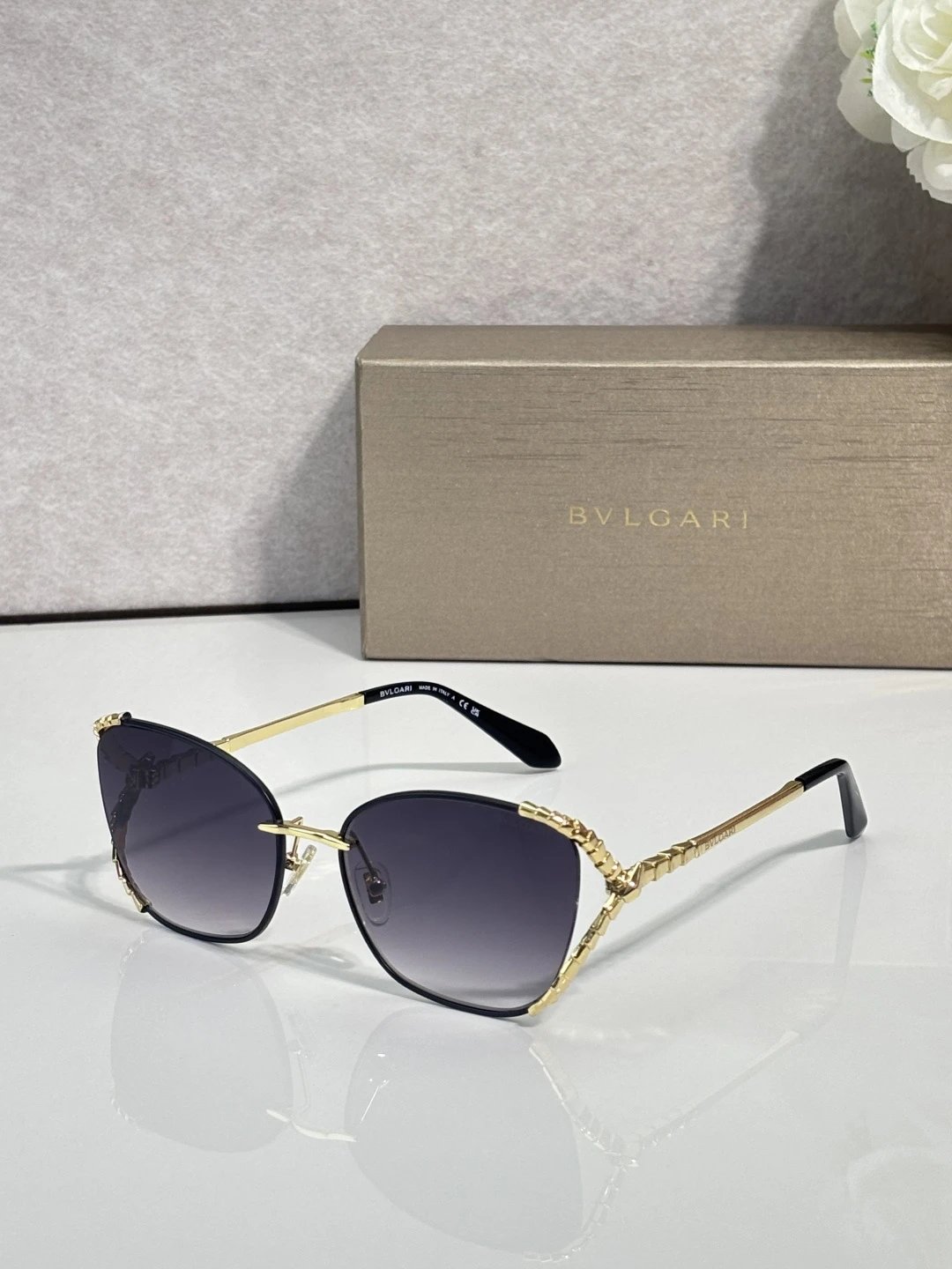 Bvlgari BV40081U Sunglasses 56-17-140 Ver.B — QC