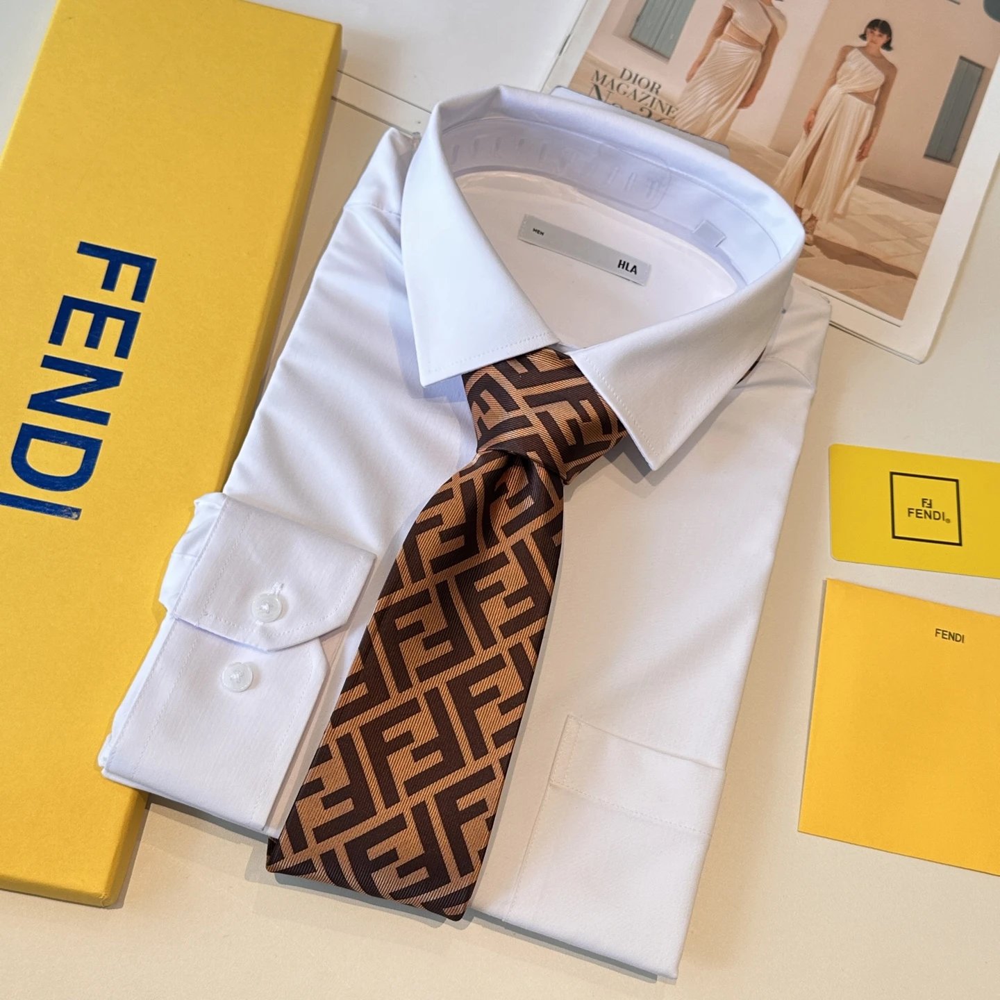 Fendi Silk Tie Ver.A — Photo 9