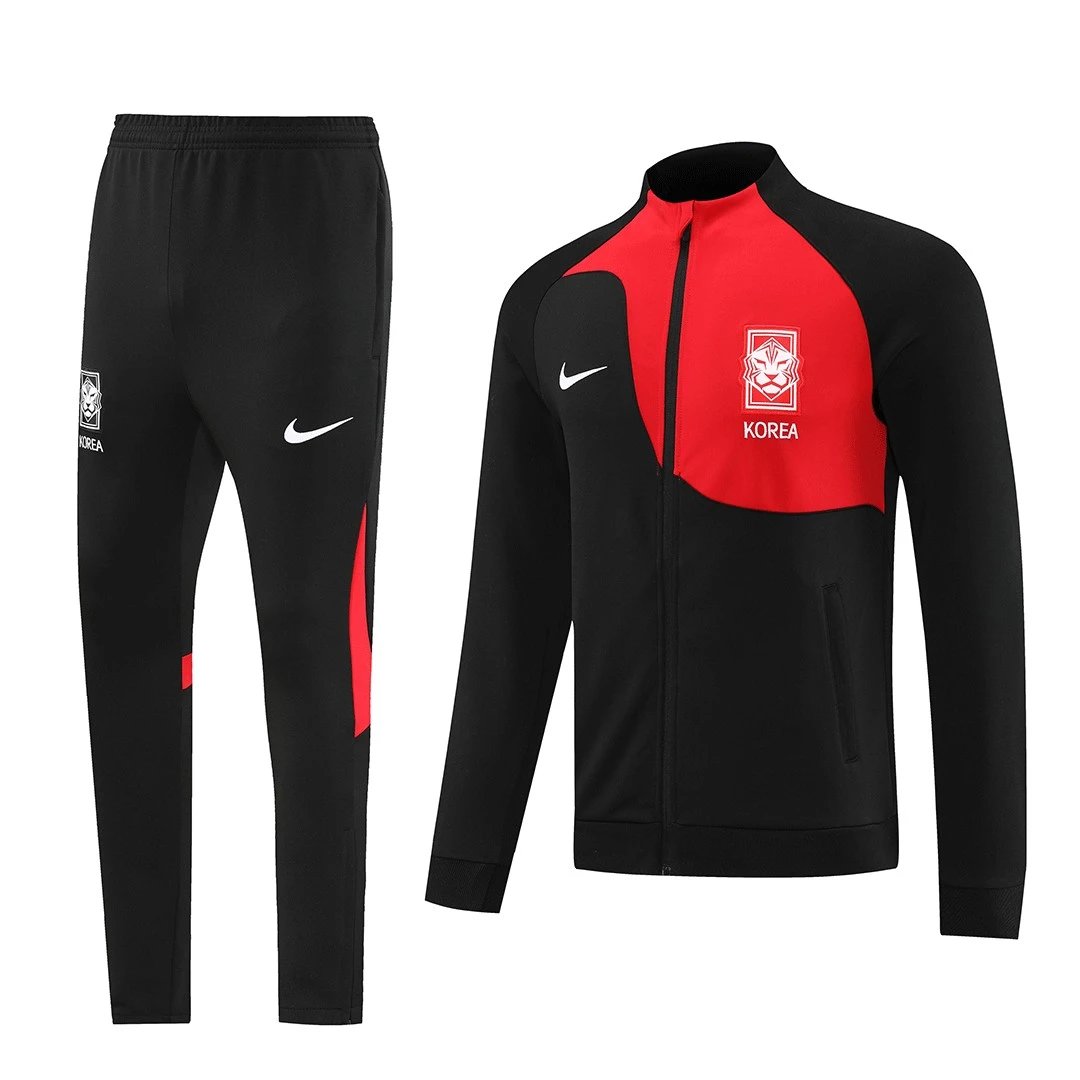 South Korea Jacket Tracksuit 2022 Black Red — photo 2
