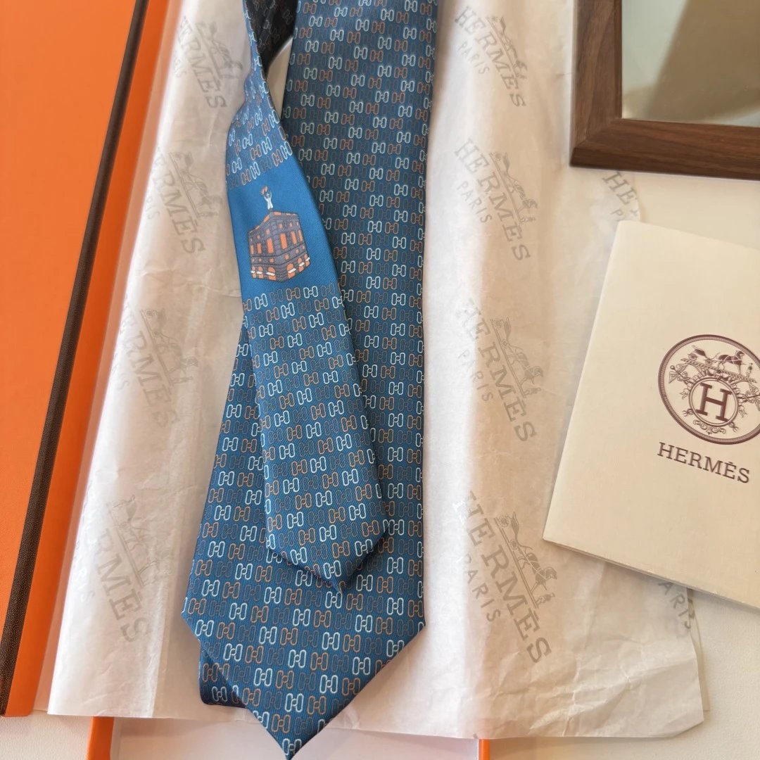Hermes Silk Tie Ver.D — Photo 4