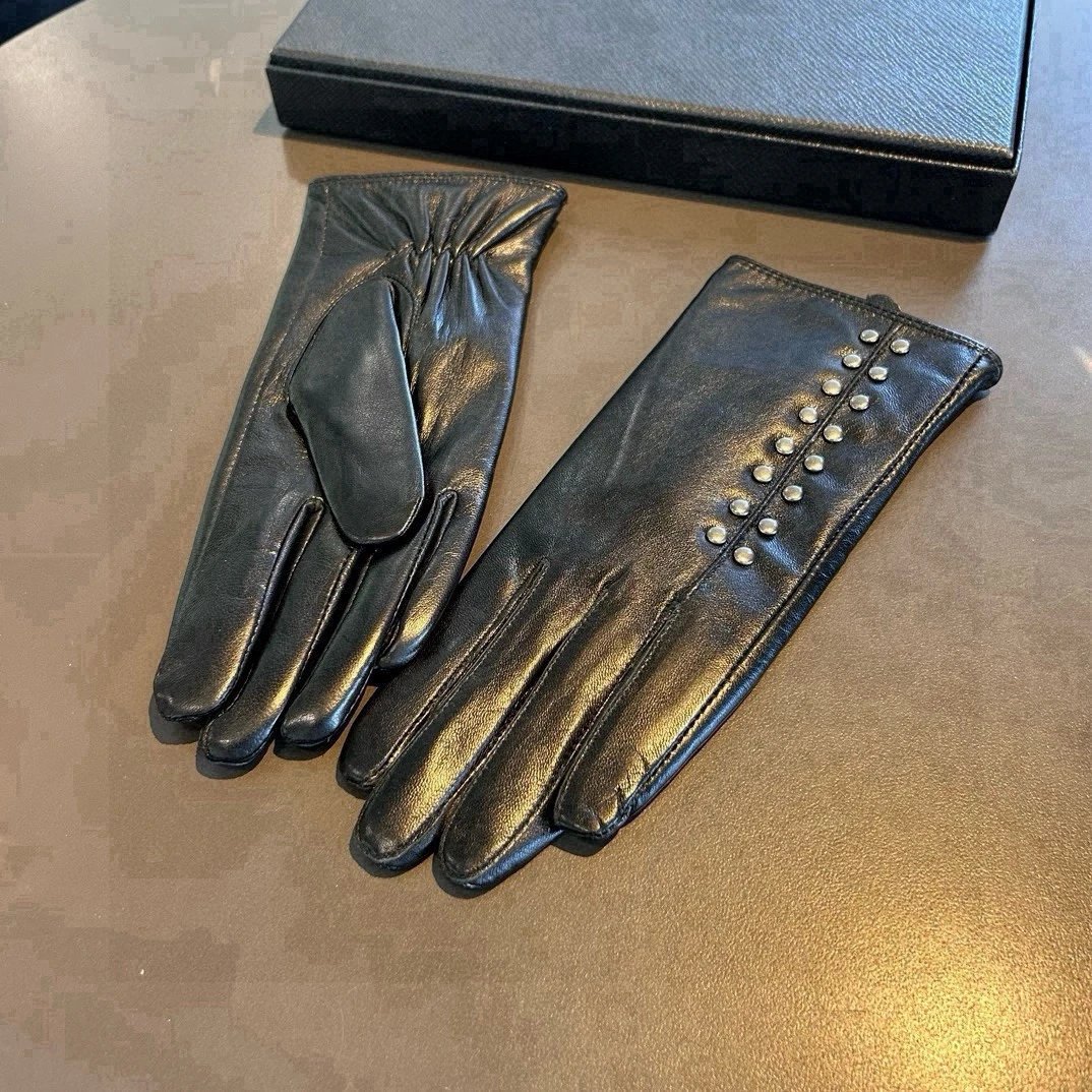 Chrome Hearts Lambskin Cashmere Gloves Ver.D — Photo 6